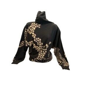 Vitos Paris France‎ rare artsy old money Knit Blend Sweater 1960,s Women’s 4